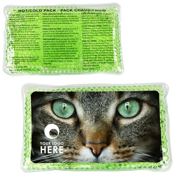 Custom Cat Eyes Large Rectangle Aqua Pearls™ Hot/Cold Pack