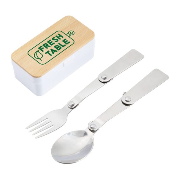 Custom On-The-Go Collapsible Cutlery Set | Eco-Friendly Promo