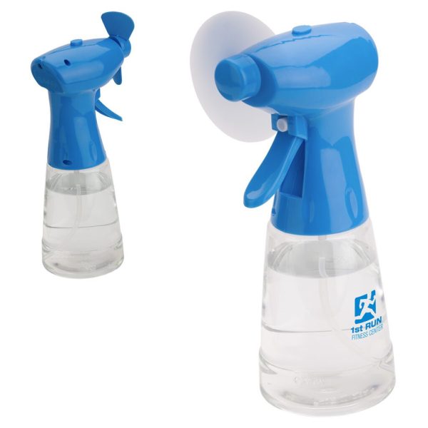 Custom Stay Cool Spray Bottle & Fan | Your Personal Breeze