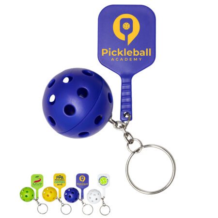 custom pickle ball keychains