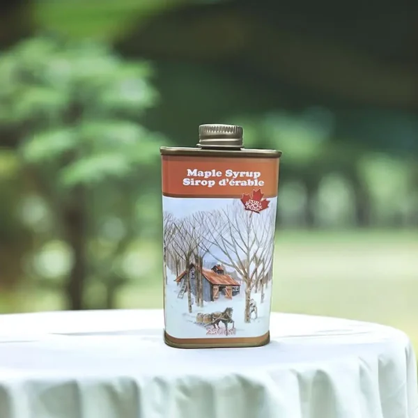 Custom Tin Flask Maple Syrup - 250 ml