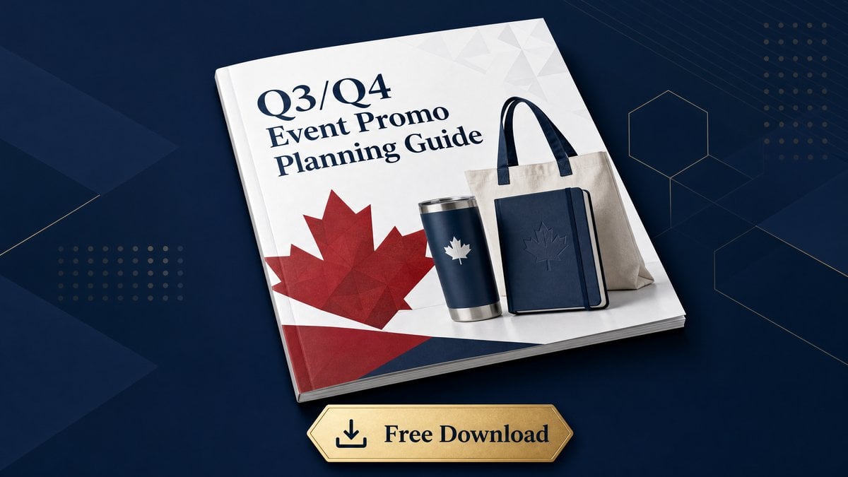 Guide de planification d'événements Q3/Q4 avec sacs et thermos CanPromos.