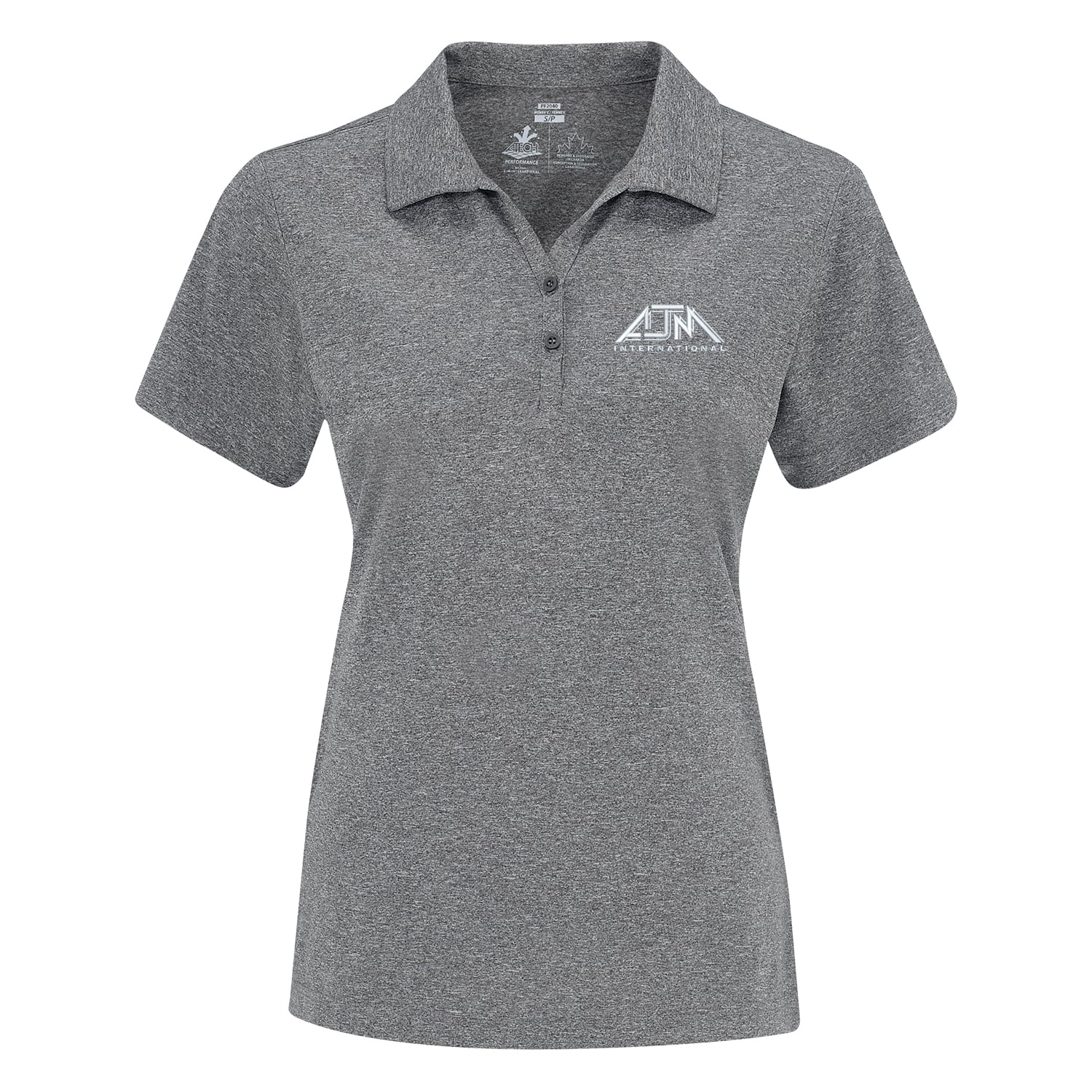 Custom Womens Heather Polo – Women's Performance Heather Polo