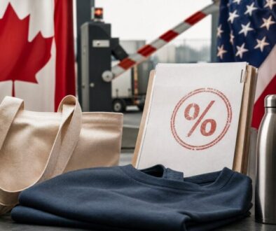 Canadian business navigating the 2026 US tariff on promotional products and apparel supply chains