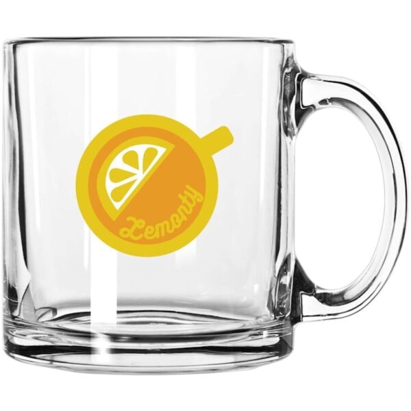 Custom 13 oz Glass Coffee Mug