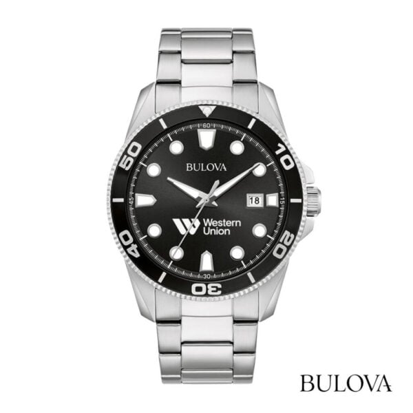 Custom Bulova Gents Steel Watch