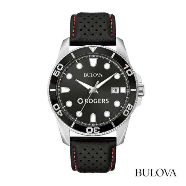 Custom Bulova Leather Sport Watch