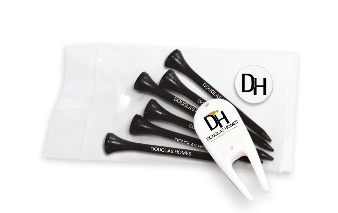 Custom Golf Tee Bag Set
