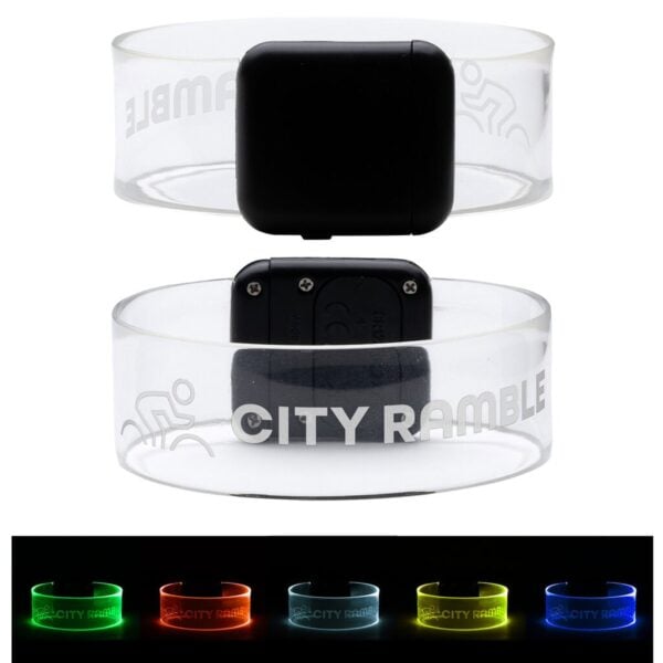 Custom light-up wristband