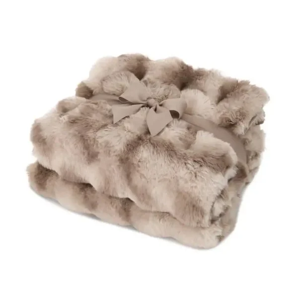 Faux Fur Recycled Polyester Blanket