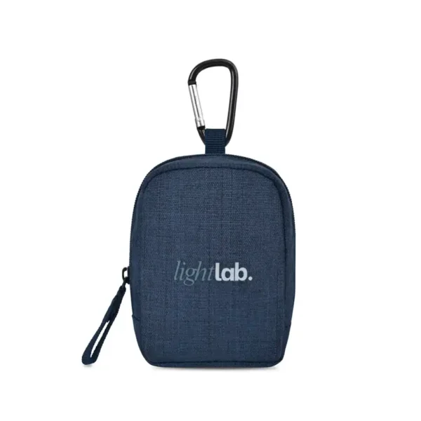 Custom Promotional Mini Pouch Fletcher Recycled rPET Mini Pouch Bag Charm