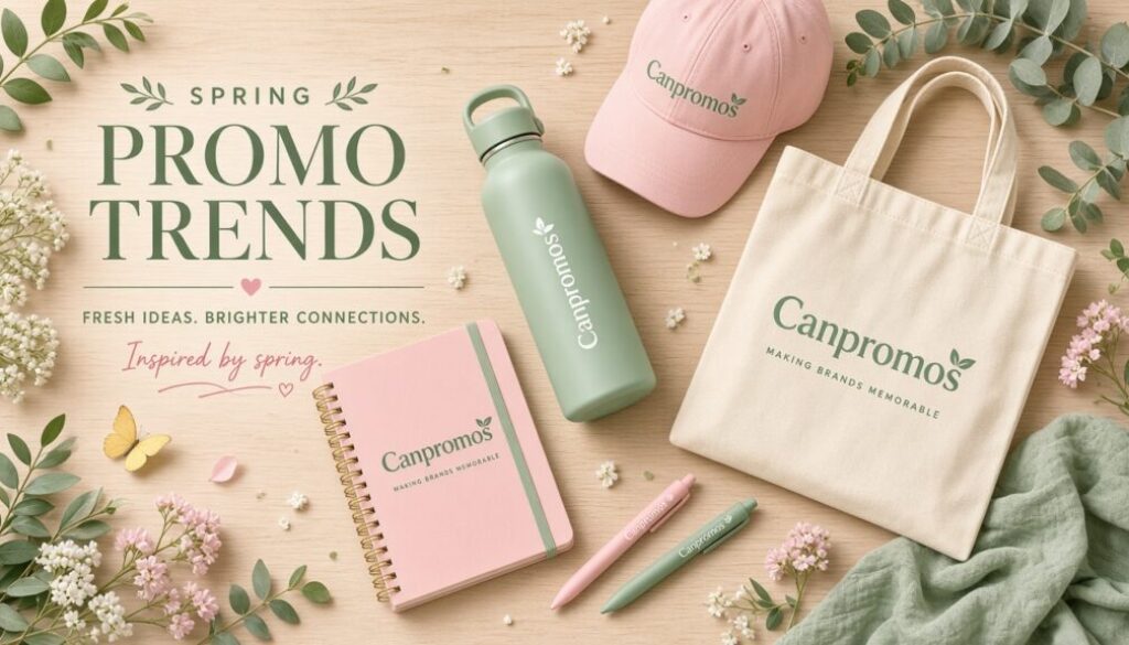 5 Promotional Product Trends Dominating Spring 2026 — Canpromos branded products