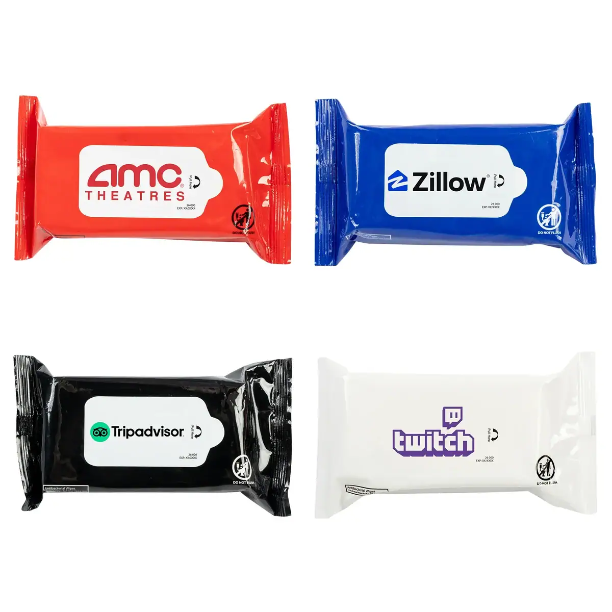 Custom Antibacterial Wipe Pouch